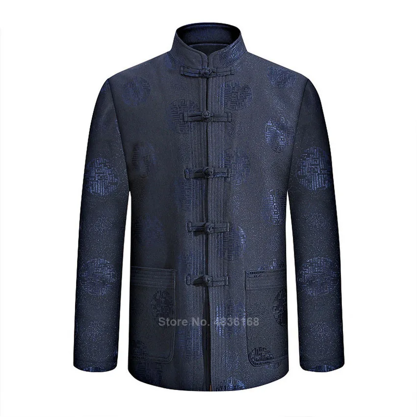 Tang Suit Traditional Chinese Clothing for Men Full Sleeve News Kung Fu Clothing New Year Clothes Vintage Party Male Jacket