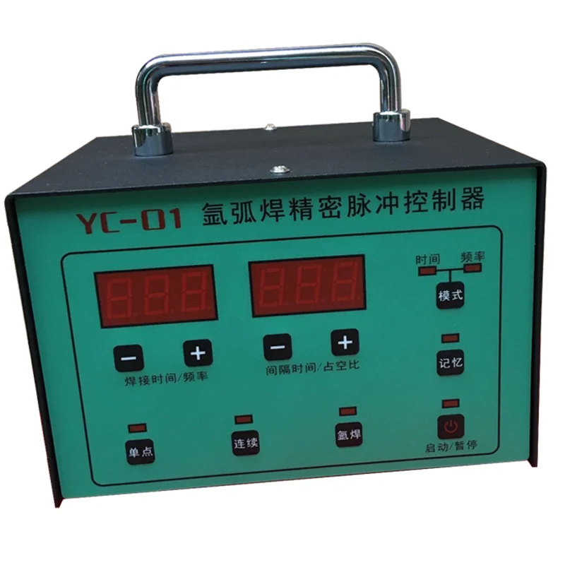 TIG mold spot welding machine pulse time controller welding machine modification imitating stainless steel laser welding 100a 40a spot welding machine control board digital lcd display spot welder double dual pulse encoder time control module