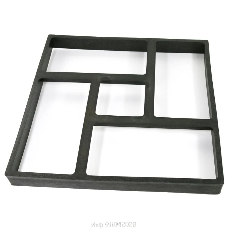 DIY Plastic Pavement Brick Concrete Stepping Stone Cement Mould Paving Road Mold Path Maker N26 20