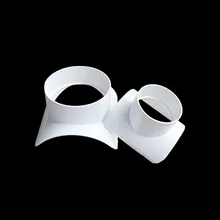 ПВХ Регулируемый косой Т-образной ловушка шт Т-образный редуктор шарнир быстрого ремонта желоб секции qiang xiu qi раздел домашнее улучшение P