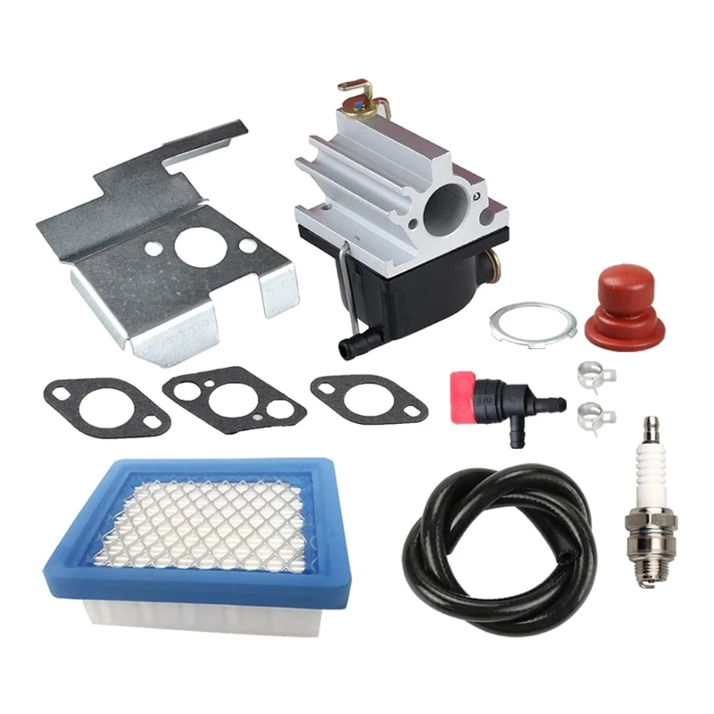 

640020 Carburetor + Air Filter Tune Up Kit for Tecumseh Engine Lawn Mower