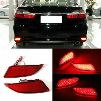 

Accessories LED Light Car Auto Red Bumper Brake Reflector ABS+LED 6W Lamp