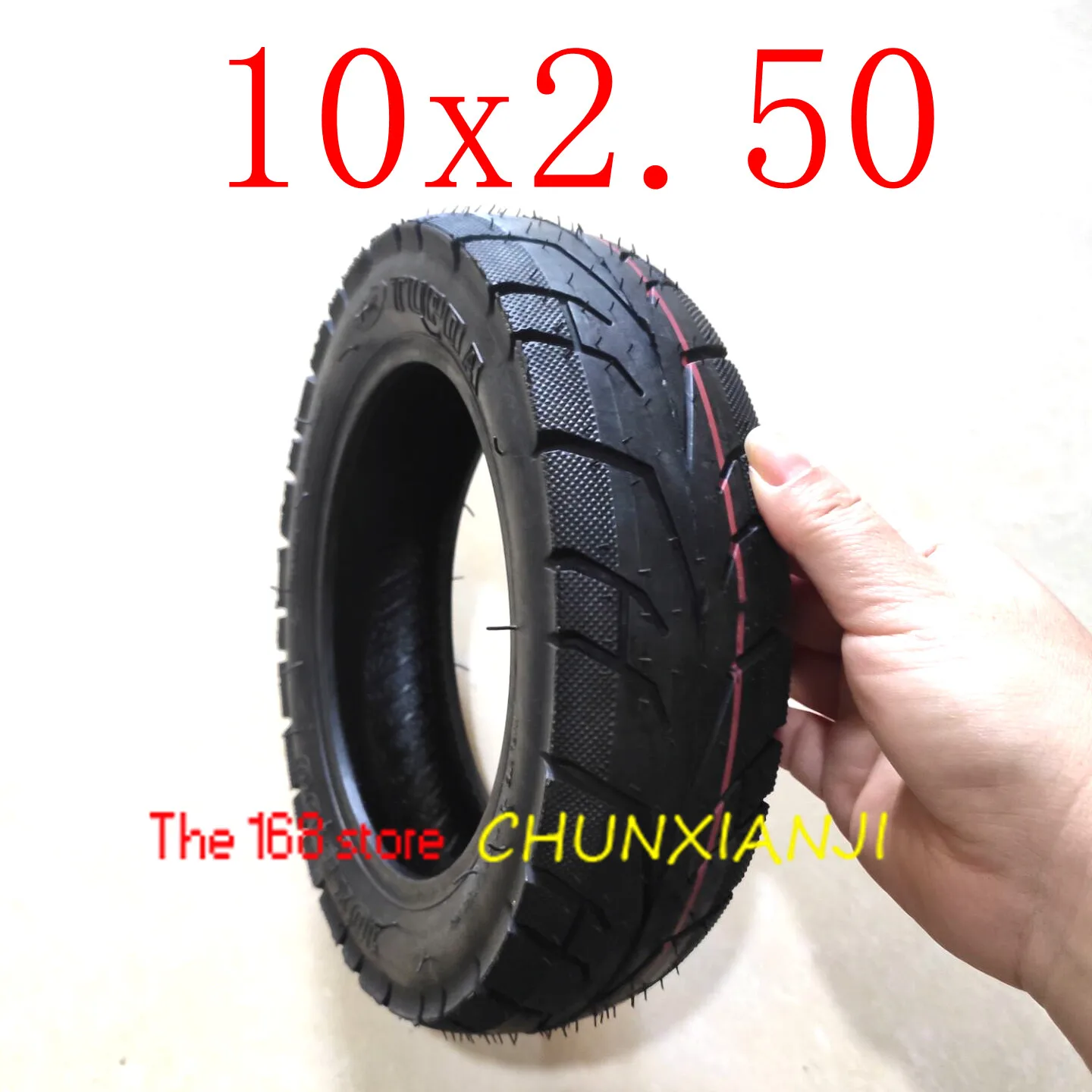 Высокое качество 10 дюймов бескамерная шина 10x2.50 вакуумная шина для электрического скутера баланс привода шины велосипеда 10*2,5 шины