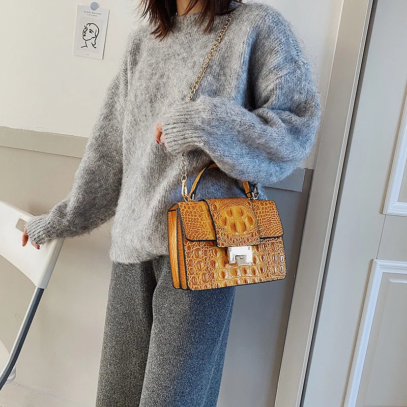 Роскошные сумки женские сумки дизайнерские Bolsa Feminina модные сумки через плечо женские сумки из крокодиловой кожи