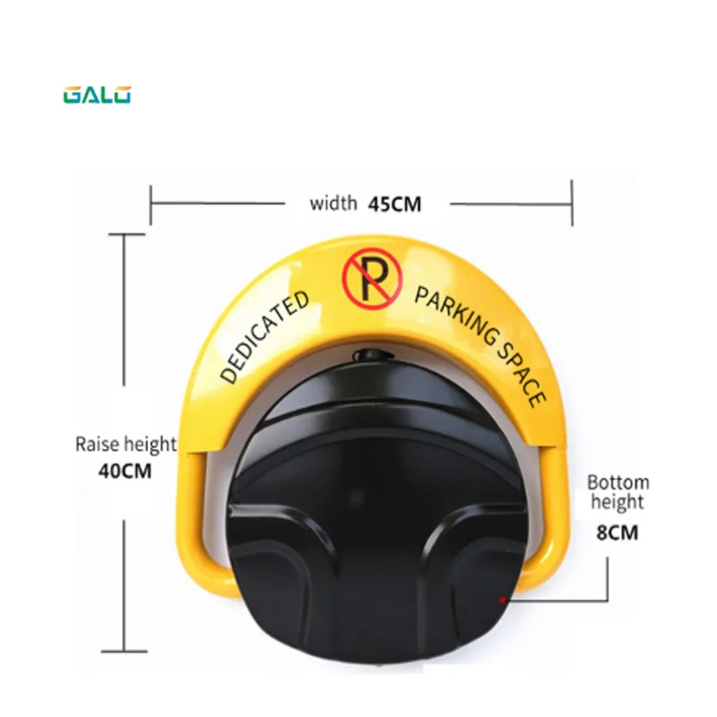 GALO фабрика дешево высокое качество автоматический пульт дистанционного управления Двойная Батарея парковочный замок водонепроницаемый анти-давление безопасность анти шлагбаум парковочный барьер пульт