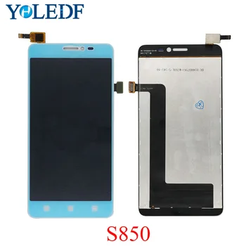 

Original 5.0 Inch LCD Display For Lenovo S850 S850T Touch Screen Panel Digitizer Panel Assembly With Frame Replacement Tela Part