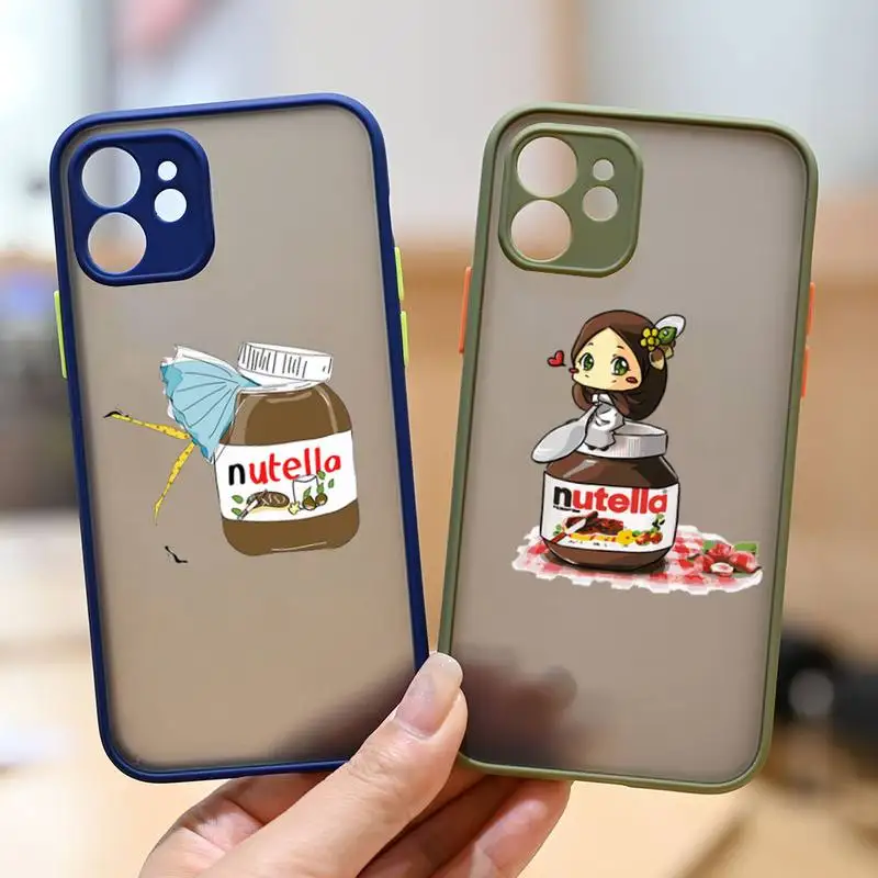 Peanut butter cartoon girl Phone Case matte transparent For iphone 7 8 11 12 13 plus mini x xs xr pro max cover | Мобильные телефоны