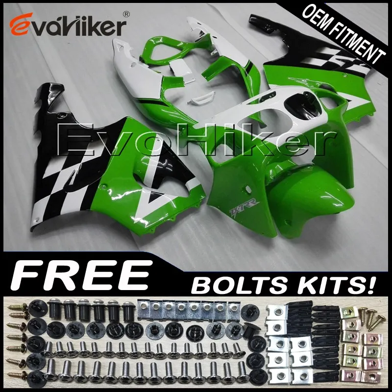 

Обтекатель мотоцикла для ZX7R 1996 1997 1998 1999 2000 2001 2002 зеленого цвета из АБС-пластика