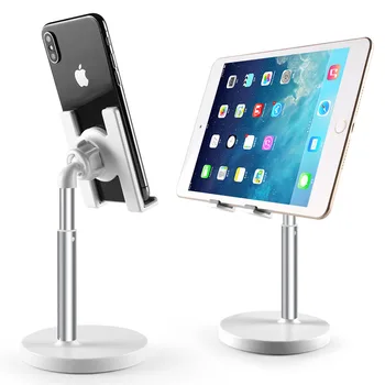 

Desktop Tablet Phone Holder For iPhone X 8 Samsung 4-10 Inch Cell Phone Adjustable Tablet Mount Stand For iPad Air Mini 1 2 3 4
