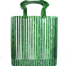 Роскошные женские сумки, дизайнерская акриловая тканая сумка, Бамбуковая сумка, прошитая Сумочка с тиснением, клатч, БАЛИЙСКАЯ дорожная пляжная Праздничная сумочка