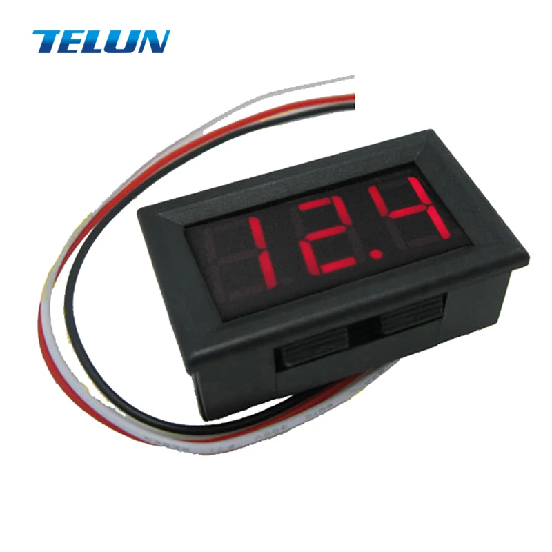 DC0-100V трехпроводный 0 56 дюймовый светодиодный цифровой дисплей Вольтметр