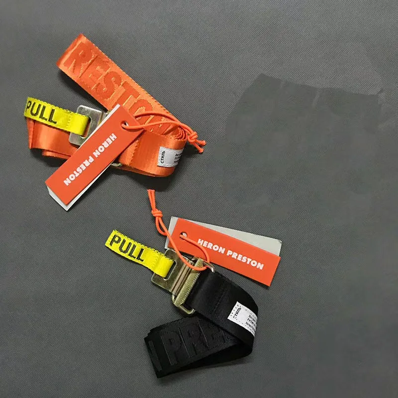 

HERON PRESTON BELT HP INS Europe and America High Street Metal Industry Head Ribbon Belt Wild Belt