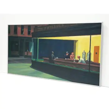 

Nighthawks Edward Hopper 1942 zoom print framed (P2678)