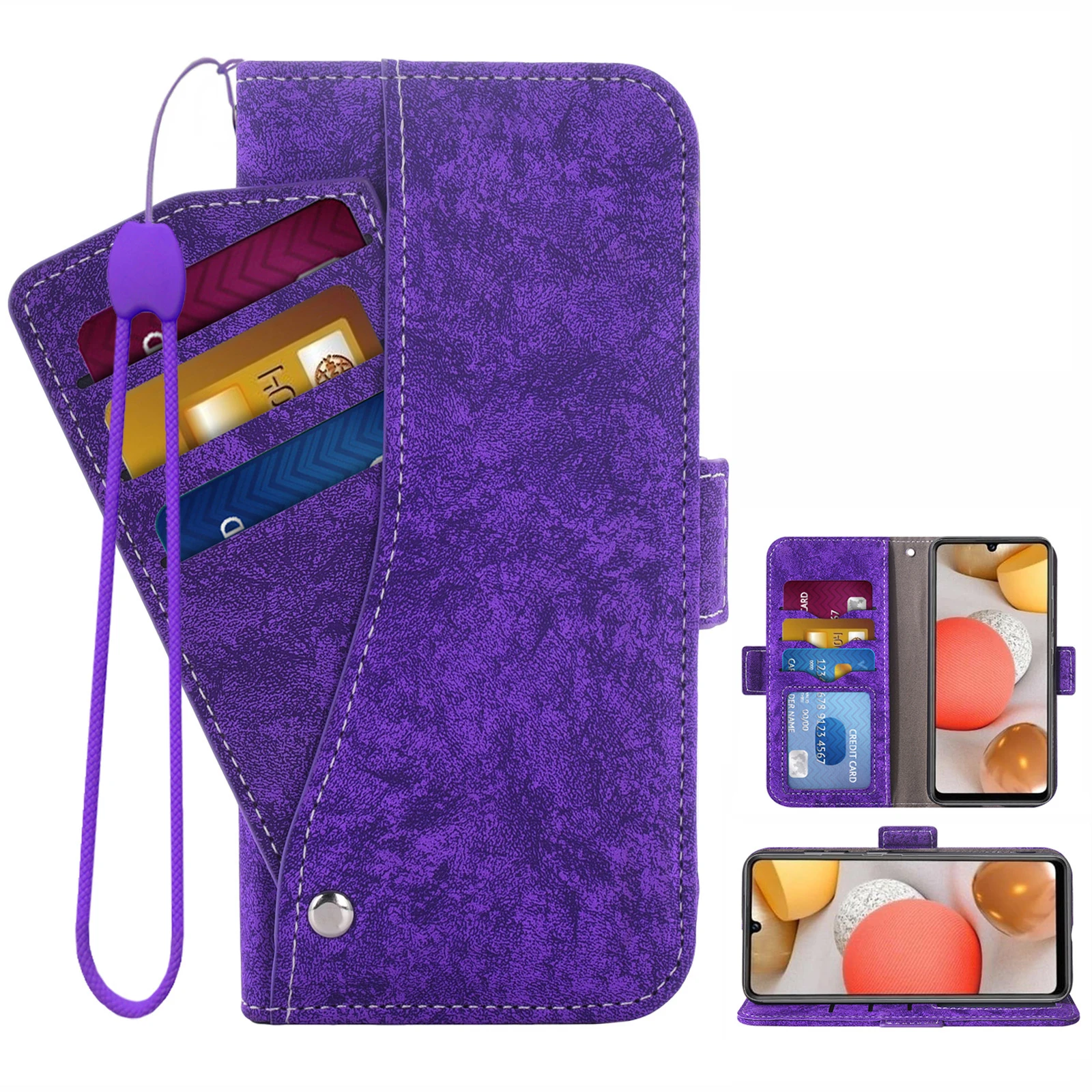 Swivel wallet mobile phone case credit card For BlackBerry Classic KEY2 KEY 2 KEYone Leather Cover | Мобильные телефоны и