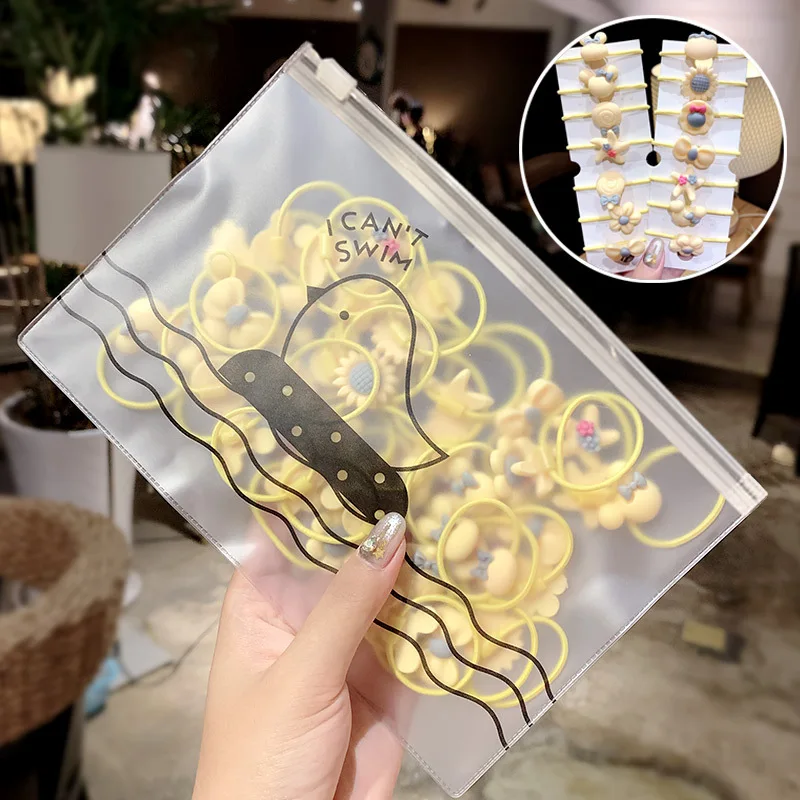 yellow 20 шт./пакет сахар Scrunchies Детские худи для девочек на Для женщин; резинка для волос, обтянутая тканью; резинка для волос, аксессуары для волос кольцо веревочки держатель галстук-бабочка женские АКС - Цвет: yellow