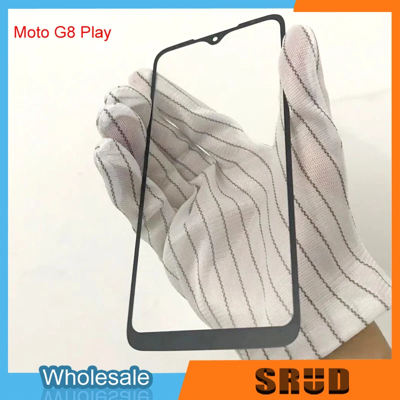 10Pcs Outer Glass Panel Lens With OCA For Motorola G8 Play XT2015 G8 Power lite LCD Touch Screen Repair Parts