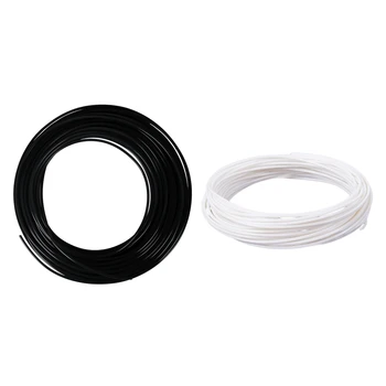 

2 Pcs 3D Printer Pen Filament 1.75mm PLa 10M - White & Black