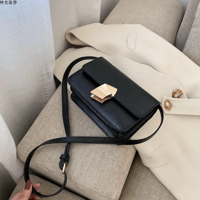 

Female solid Crossbody Bags For Women 2020 Leather Luxury Handbags Designer Sling Sac A Main Ladies Hand Shoulder Messenger Bag