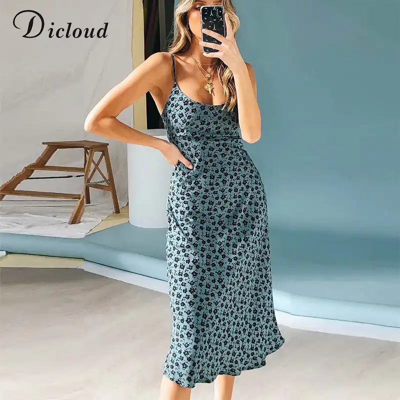 dark green sundress