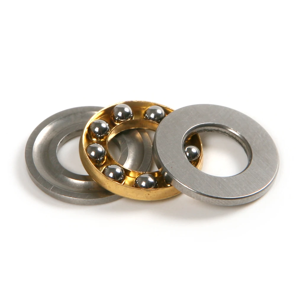 4Pcs High Precision Miniature Thrust Ball Bearings F8/F9/F10 Metal Axial Ball Bearing Set for