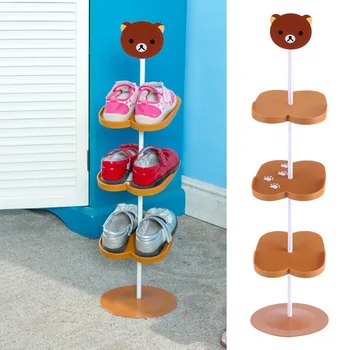 

Creative Shoe Rack Children / Adult Cartoon Animal Pattern Shoe Rack Bracket Storage Capacity Home Vertical Shoe Rack Hanger 1