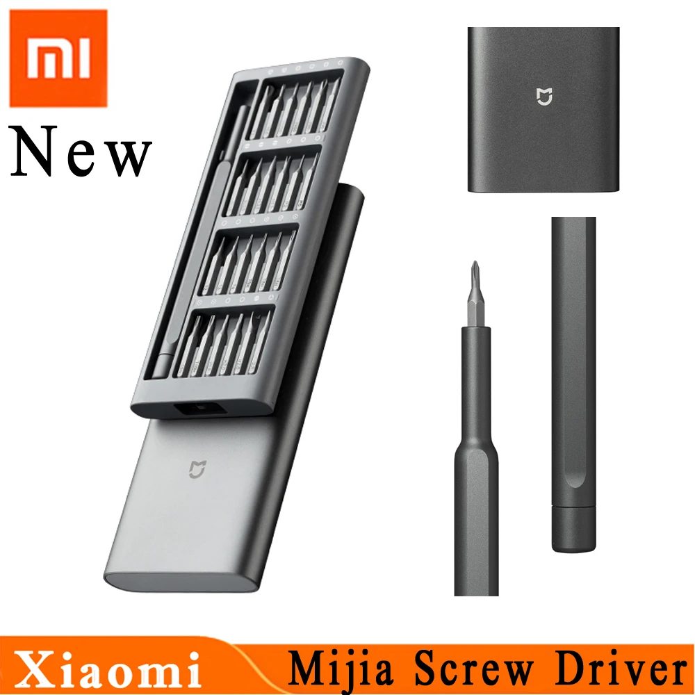 Оригинальный комплект отверток Xiaomi Mijia 24 в 1 прецизионный 60HRC магнитные биты