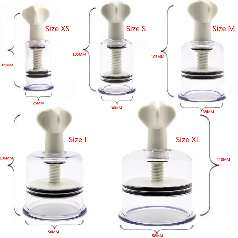 SHARE HO 10pcs 5 Size ABS Vacuum Cans Banks Hand-twisted Cupping Anti-cellulite Massage Jars Suction Chinese Health Care Therapy 2