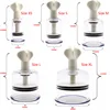 SHARE HO 10pcs 5 Size ABS Vacuum Cans Banks Hand-twisted Cupping Anti-cellulite Massage Jars Suction Chinese Health Care Therapy 2