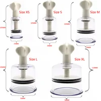 SHARE HO 10pcs 5 Size ABS Vacuum Cans Banks Hand-twisted Cupping Anti-cellulite Massage Jars Suction Chinese Health Care Therapy 2