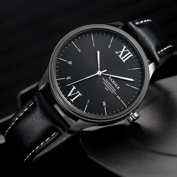 

YAZOLE Brand Men's Watches Fashion Black Simple Quartz Wristwatch Luminous Hands Men Watch Clock relogio masculino reloj hombre