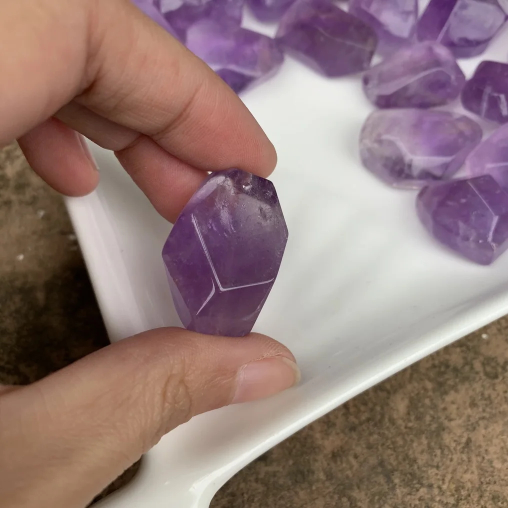 Natural Stone Pendants amethyst High Quality for Trendy Jewelry Making Diy Women Necklace Earring Gifts