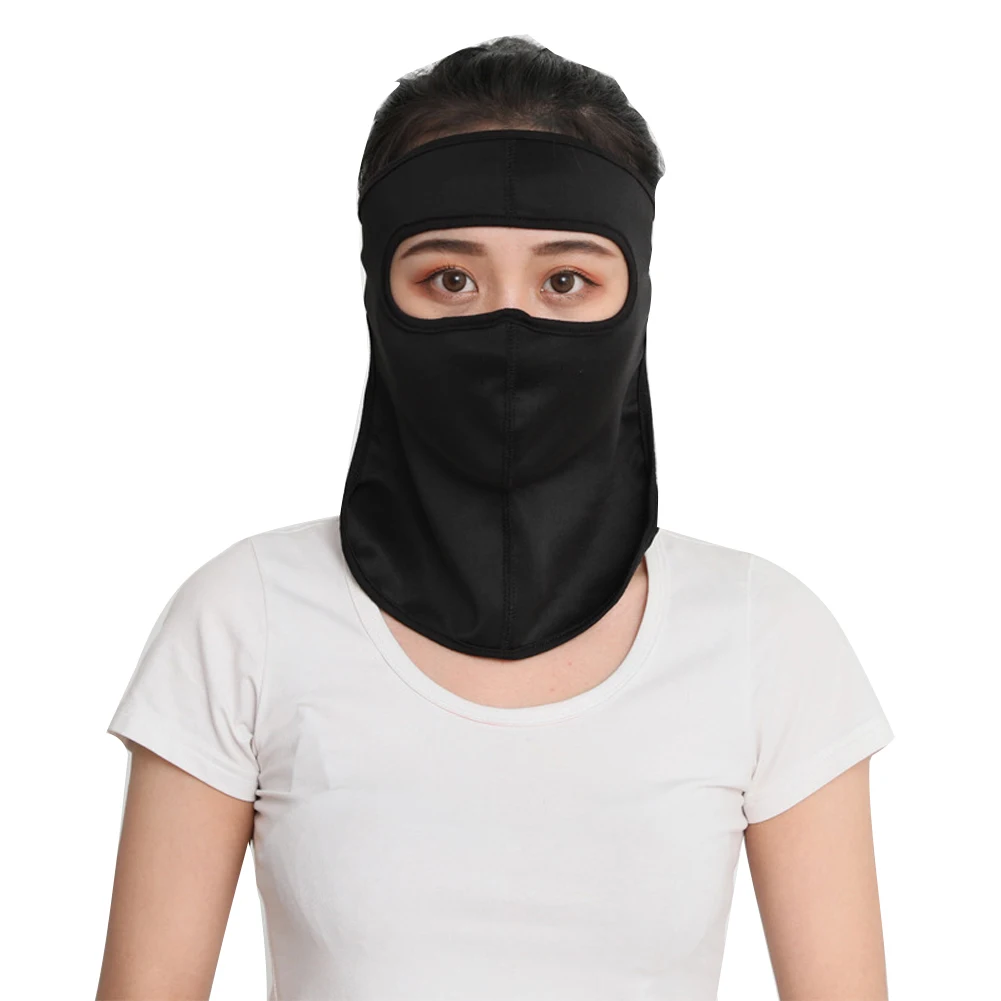 Sunscreen Breathable Ears Lightweight Nose Cycling Summer Ice Silk Running Neck Protection Full Mask Face Cover Soft Chin
