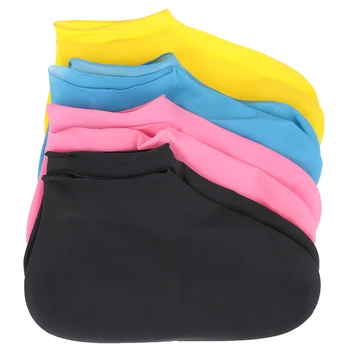 

1 Pair Reusable Latex Waterproof Shoe Covers Anit-slip Rubber Rain Boots Overshoes Storage Anti-Dust S/M/L