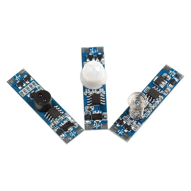 5v 12v 24v 4A turn on/off dimmable touchless ir hand sweep wave wardobe cabinet PIR induction sensor switch led dimmer switch smart light switch smart dimmer switch led strip switch led dimmer controller lamp dimmer