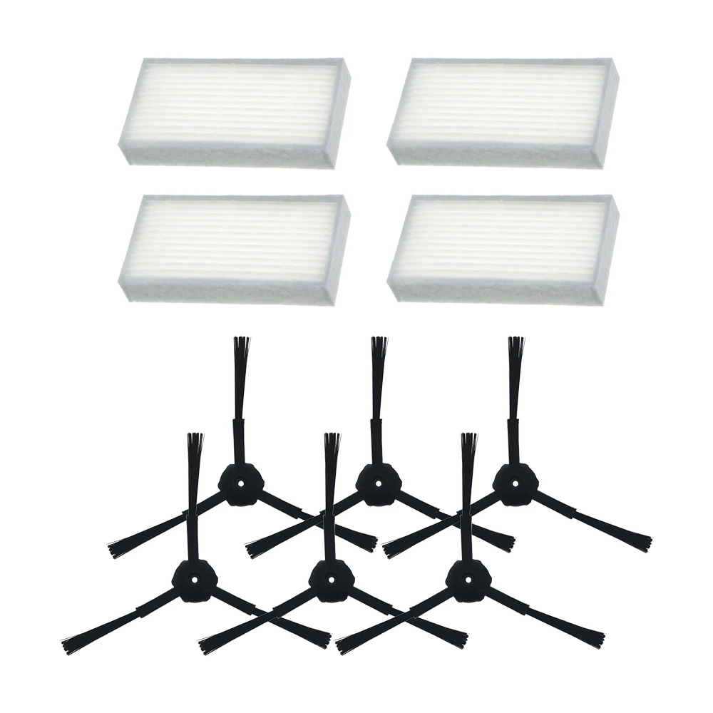 Набор аксессуаров для пылесоса ilife v5 x5 panda x500 ECOVACS CR120 X600 боковая щетка X 6 шт. + hepa