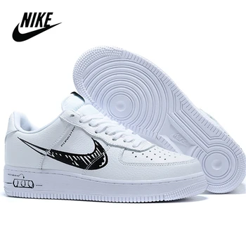 

Original Nike Air Force 1 Low "Sketch" in White/Black Style low-top men's and women's sneakers size 36-45 CW7581-101