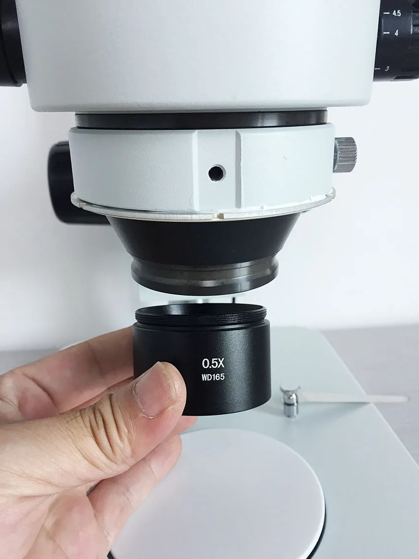 WD120 WD160 WD30 0.3X 0.5X 0.7X 0.75X 1X 1.5X 2X тринокуляр стерео Микроскоп Вспомогательный объектив с линзой Барлоу, 48 мм нить