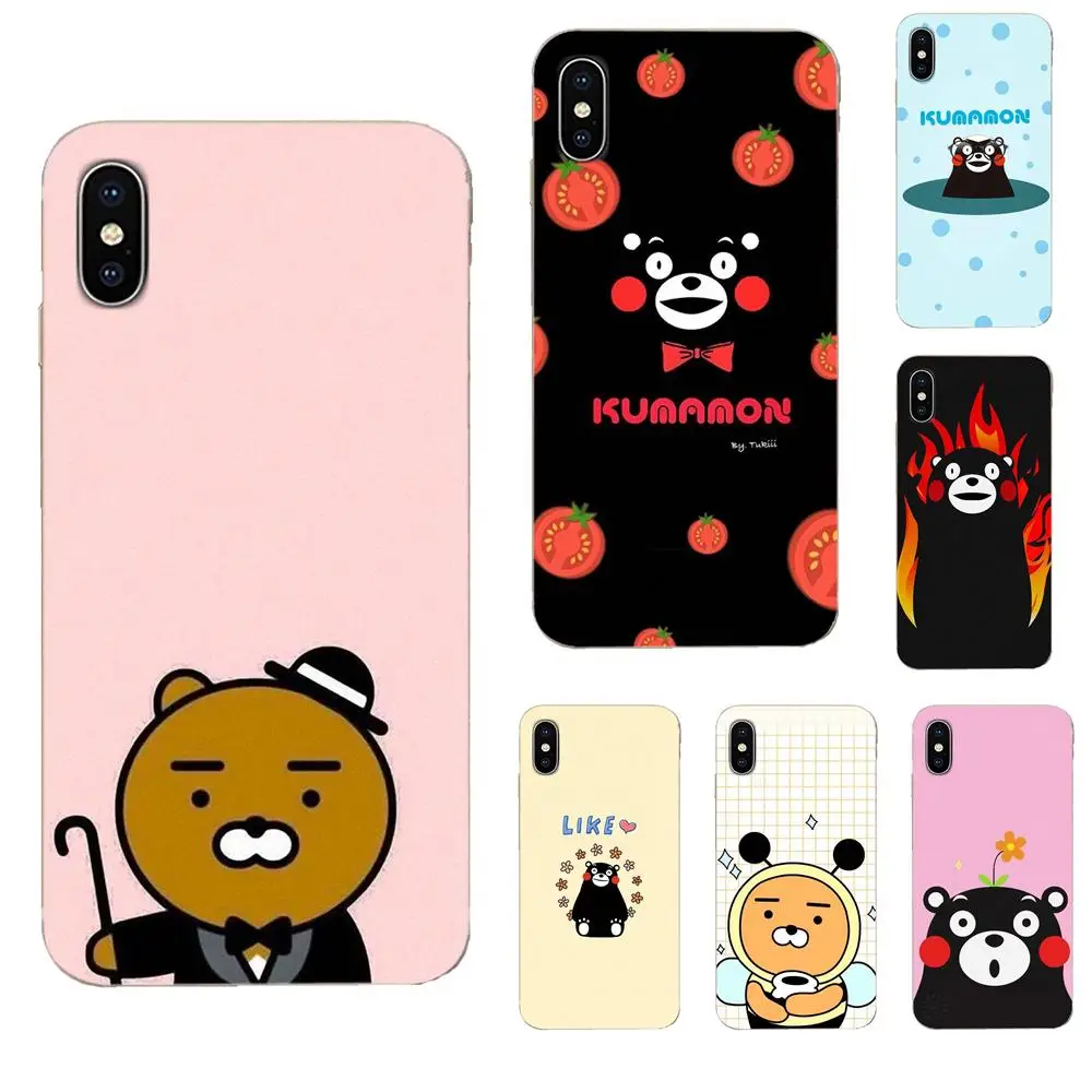TPU заказной телефон для huawei P7 P8 P9 P10 P20 P30 Lite Mini Plus Pro Y9 Prime P Smart Z 2018 2019 мультфильм Kumamon