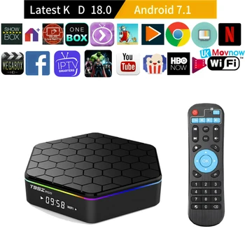 

TTVBOX Android TV Box T95Z Plus Android 7.1 OS 2/3GB 16/32GB USB 3.0 BT 4.1 2.4G- 5G Dual-Band Wi-F 3D 4K Full HD [2019 New]