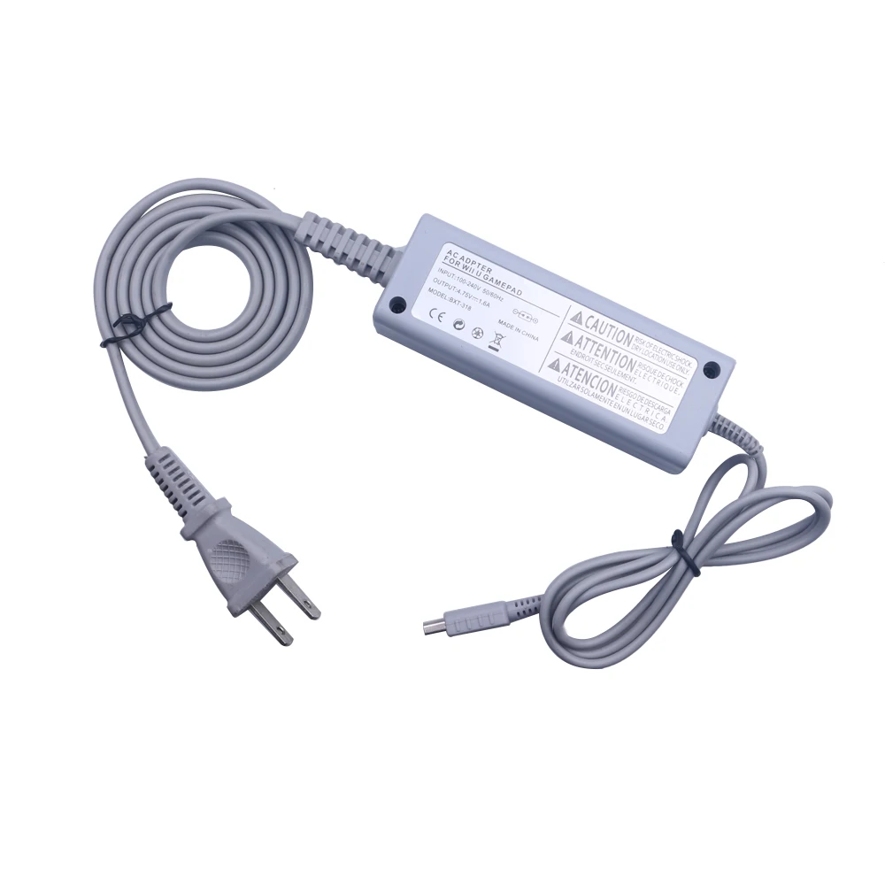 Charger Adapter Power Supply for Nintendo Wii U Gamepad Controller Joystick 100-240V AC US/EU Plug battery charger,power adapter,power supply,switching power supply,game console power adapter,type c power adapter,game controller charging cable