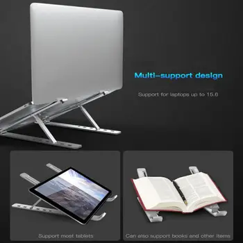 

Portable Laptop Stand Adjustable Aluminum Alloy Notebook PC Computer Holder