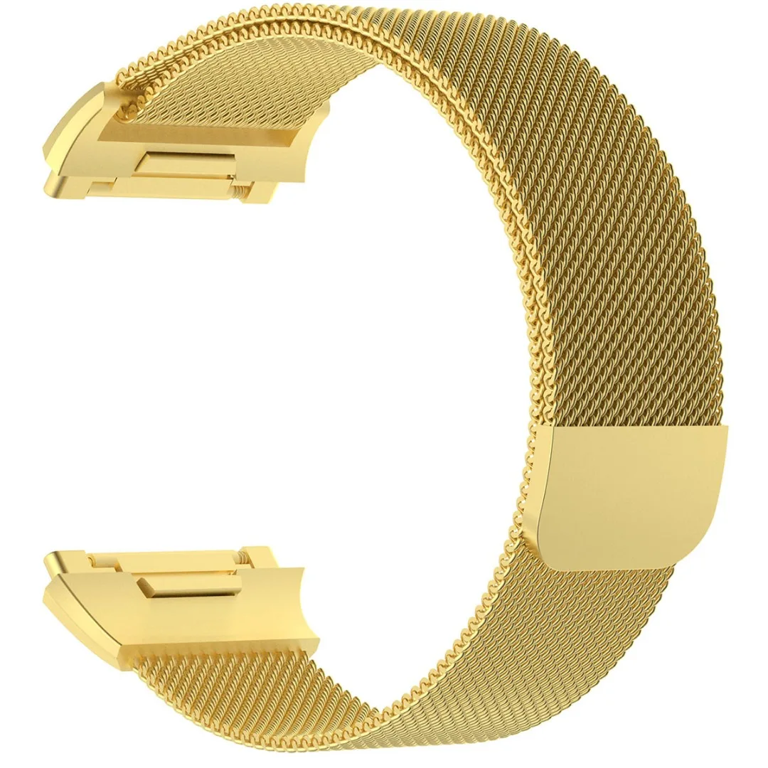 Миланский магнитный браслет из нержавеющей стали для часов с быстроразъемным сменным ремешком магнитный браслет на петле для Fitbit Ionic