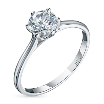 

White gold ring with a diamond e0901kts07200752