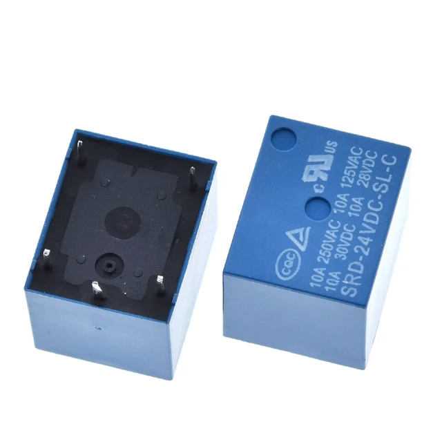 Relays SRD-03VDC-SL-C SRD-05VDC-SL-C SRD-06VDC-SL-C SRD-09VDC-SL-C SRD-12VDC-SL-C 3V 5V 6V 9V 12V 24V 48V 10A 250VAC 5PIN - Image 2