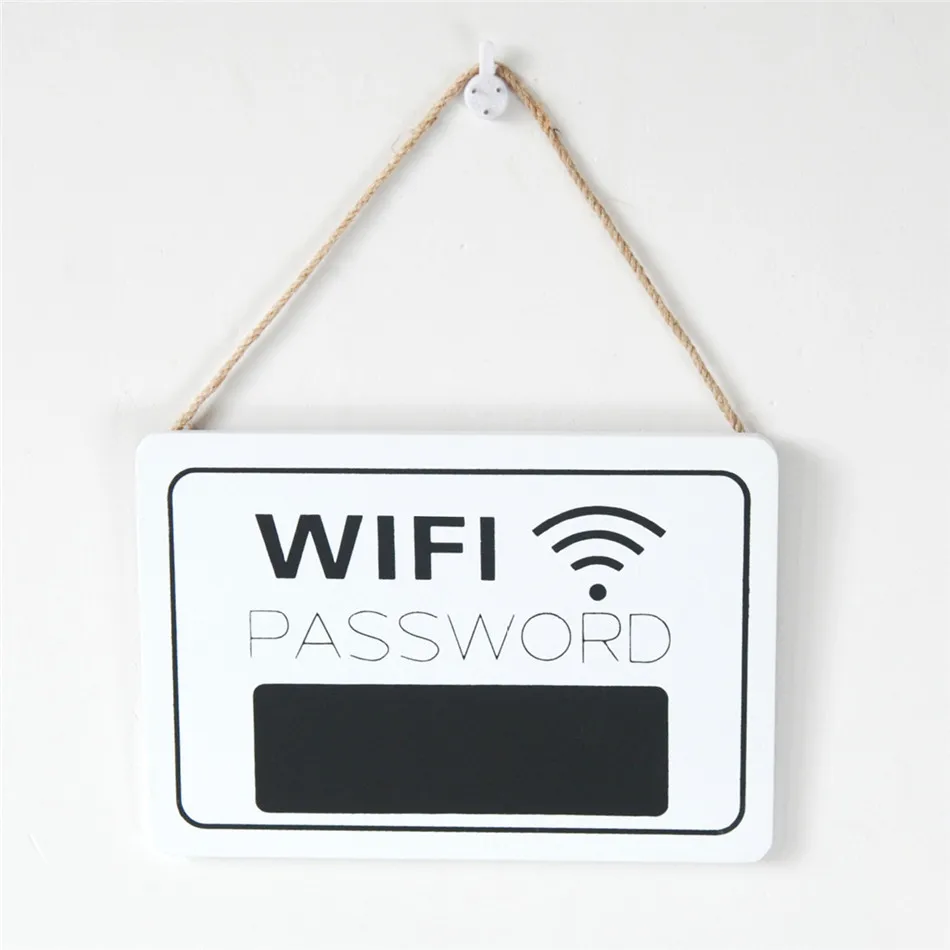 TTLIFE деревянная WiFi табличка с паролем, подвесная табличка для приема, подвесная меловая доска, Wi-Fi табличка для домашнего магазина, вечерние украшения для бара