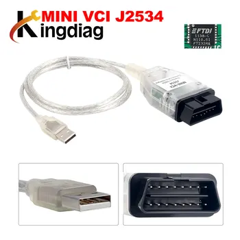 

MINI VCI For Toyota TIS Techstream FT232RL FTDI V14.20.019 FW V1.41 MINI-VCI OBD2/OBDII 16pin Diagnostic Tool