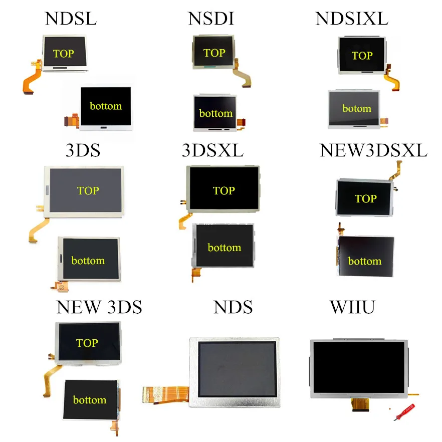 ЖК-дисплей для Nintendo DS Lite/NDS/NDSL/NDSi XL 3DS LL | Электроника