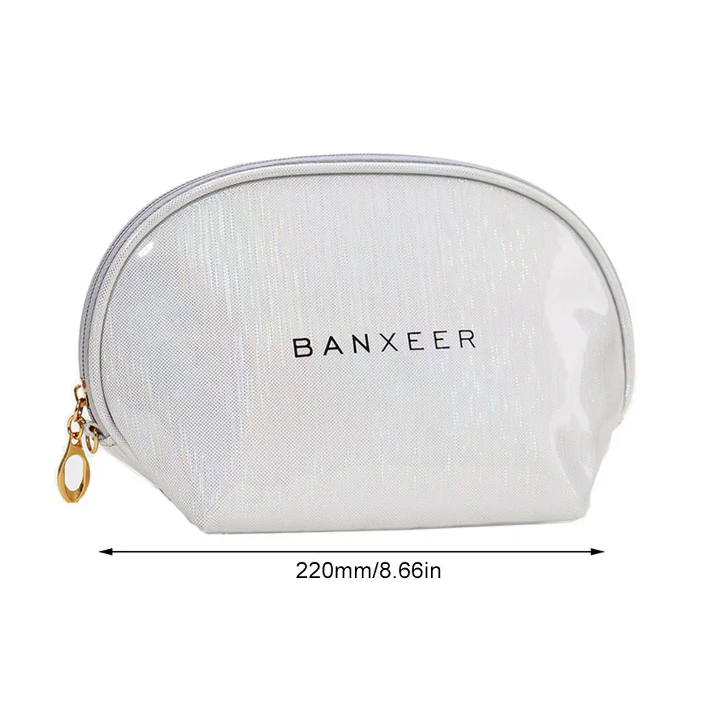 Fashion Makeup Storage Bag Silver Bc-12tzd Cosmetic Bag Non-toxic Waterproof Easy Clean Dry Cosmetic Bag