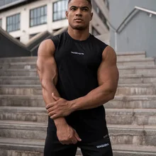 Летний спортивный мужской жилет для фитнеса, майка без рукавов для фитнеса и бега, облегающий тренировочный костюм