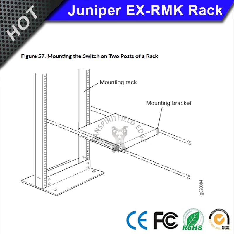 Ex Rmk Rack Mount Kit Ears Bracket Compatible For Juniper Ex4400 48f Dc Communications Parts Aliexpress